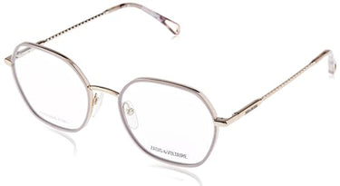 Zadig&Voltaire Unisex Eyeglass Frame Vzv384v Shiny Light Gold 51/19/135 Women Sunglasses, 0594 ORO Chiaro Lucido, 51 im Sale